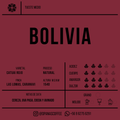 Etiqueta de Bolivia Natural — Catuaí Rojo — D'Panas Coffee